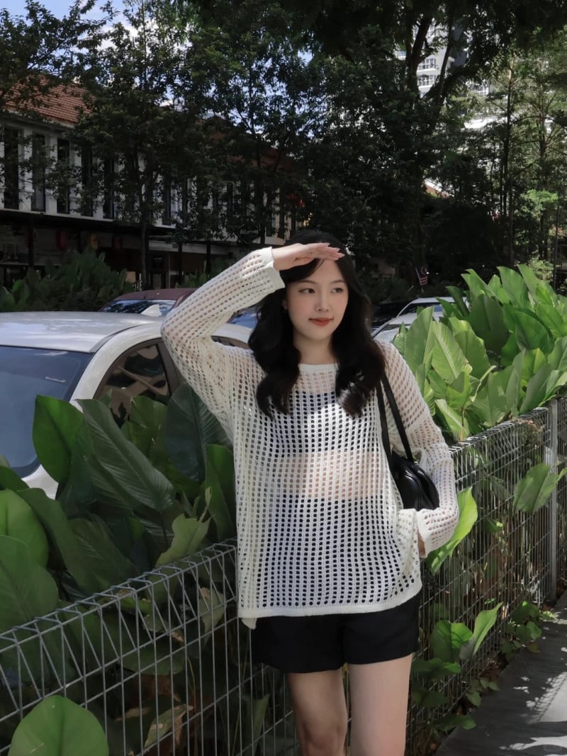 áo lưới đi biển