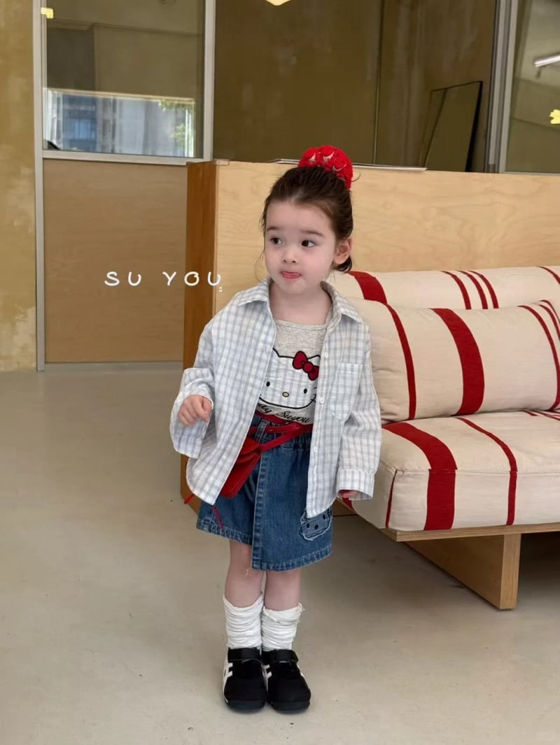 áo sơ mi bé gái