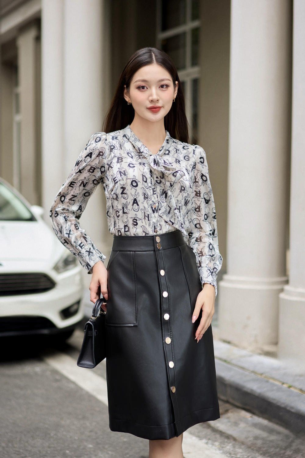 Áo sơ mi họa tiết/in hoa