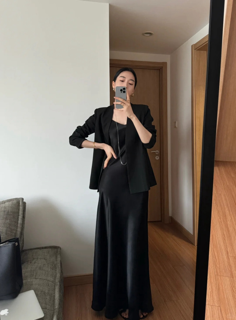 mẫu áo vest nữ không cổ đẹp