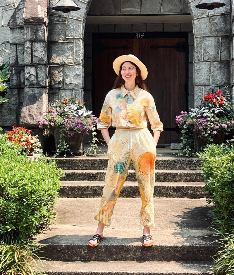 phối đồ Artsy fashion style