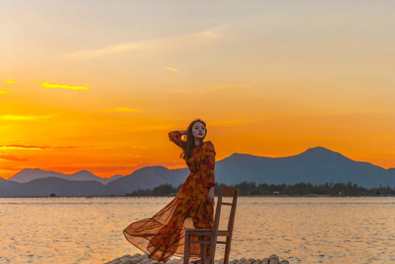 bãi biển  lăng cô
