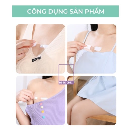 Dùng băng dính thời trang (Fashion Tape)