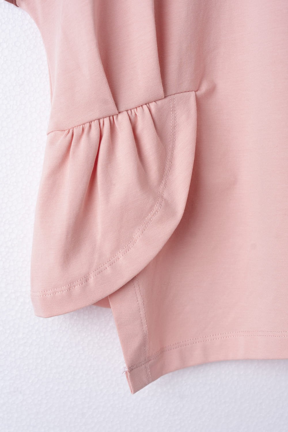 Bộ cotton đùi tay liền xếp ly eo