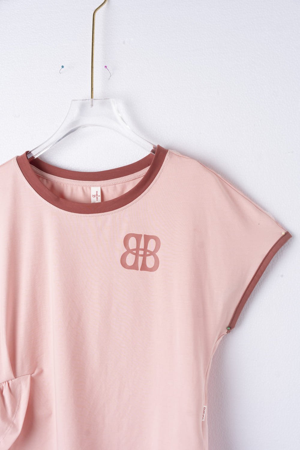 Bộ cotton đùi tay liền xếp ly eo