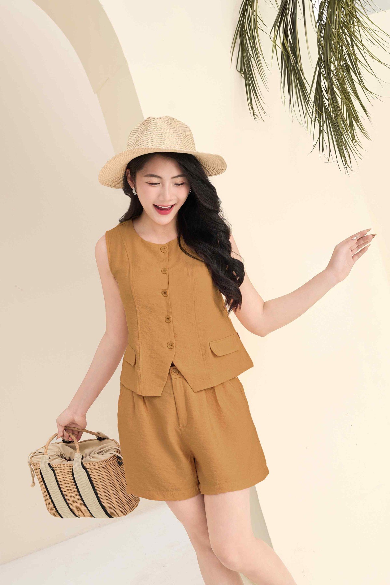 Set thô đũi gile quần đùi