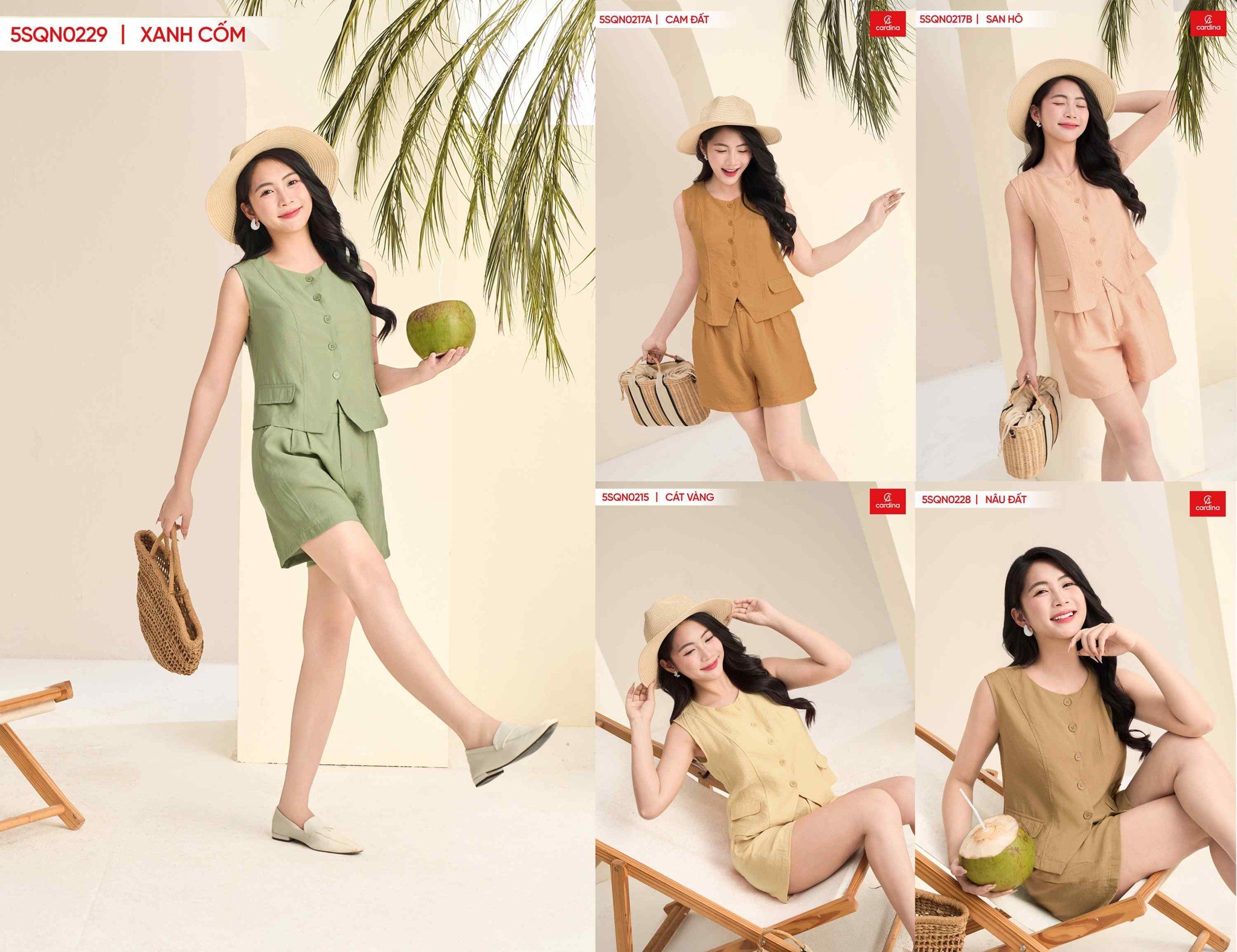 Set thô đũi gile quần đùi