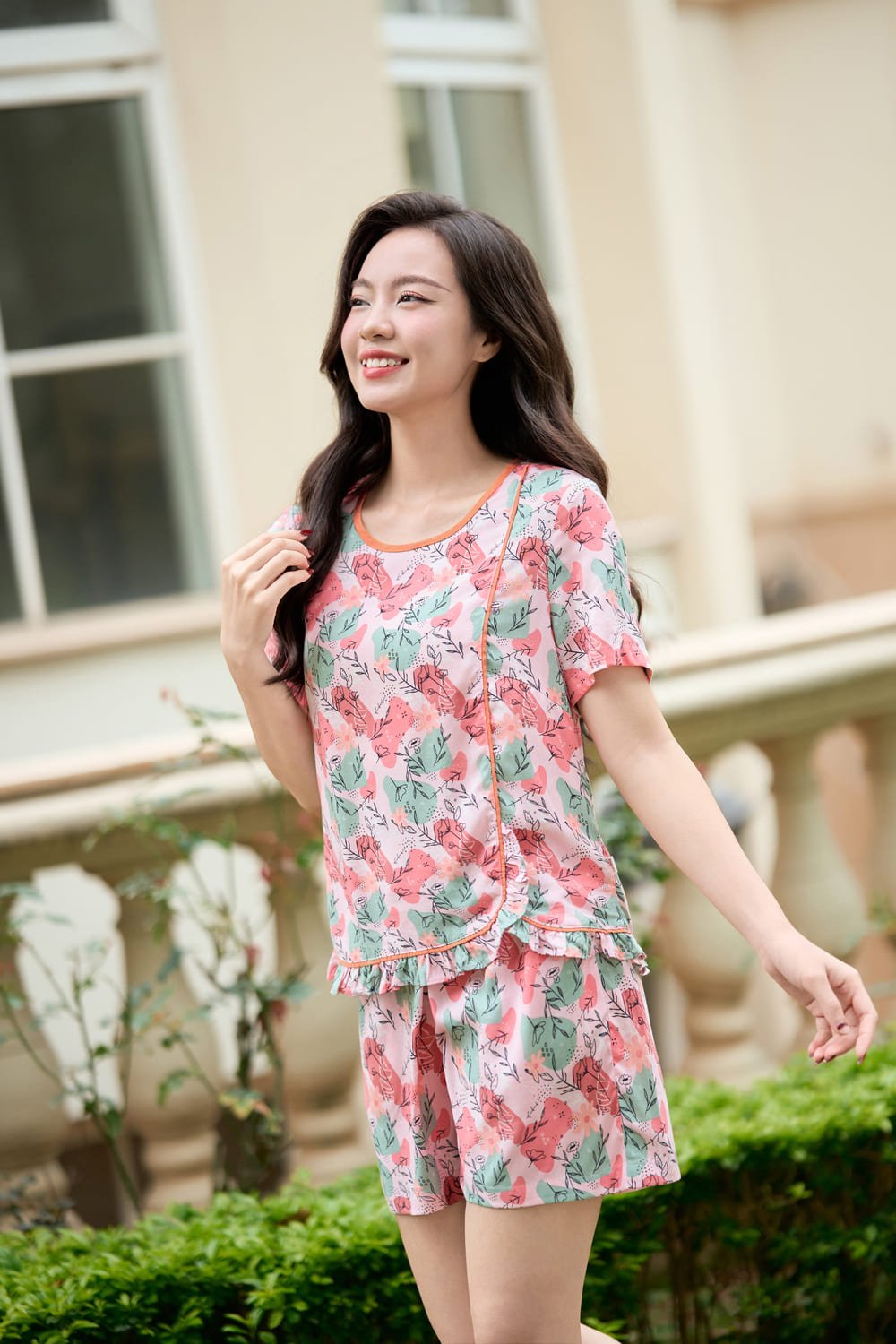 Bộ lanh đùi cộc tay gấu bèo