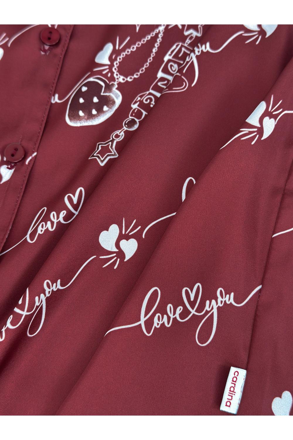 Bộ Pijama đùi cộc tay LOVE