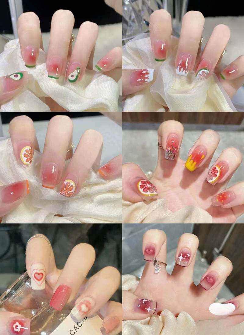 các mẫu nail đi biển đẹp