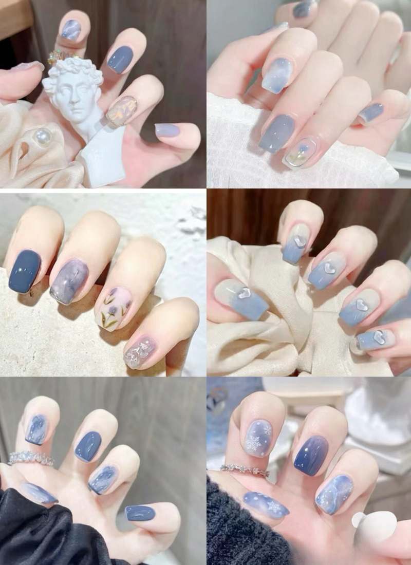 mẫu nail chân đẹp đi biển