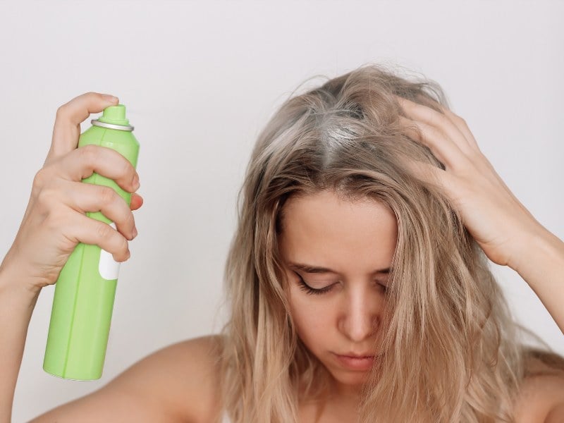 cách gội dầu gội khô
