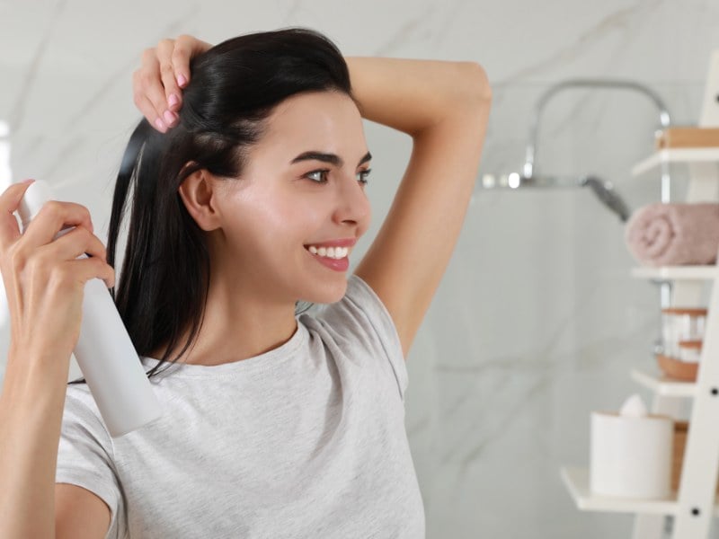 cách gội dầu gội khô
