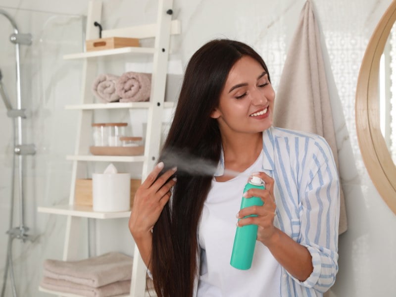 cách gội dầu gội khô