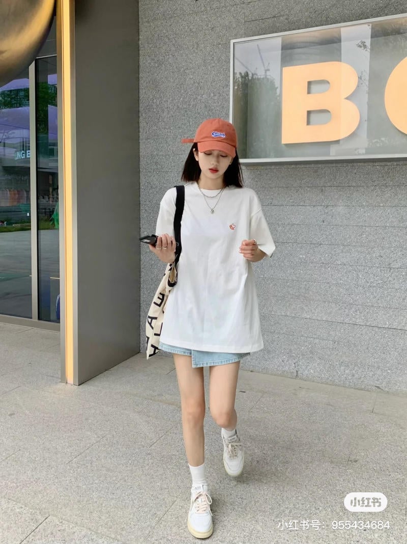 Set Áo Phông Form Rộng Kèm Chân Váy Caro Nữ ♥ Bộ áo thun tay bồng oversize chân  váy kẻ ô hot trend Ulzzang ♥ | Shopee Việt Nam