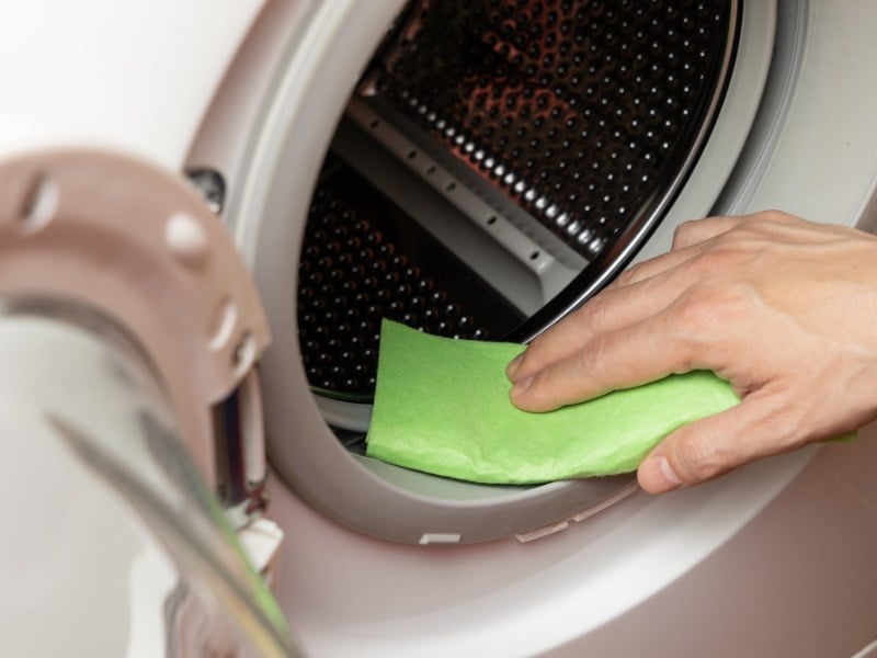 cách tẩy lồng máy giặt