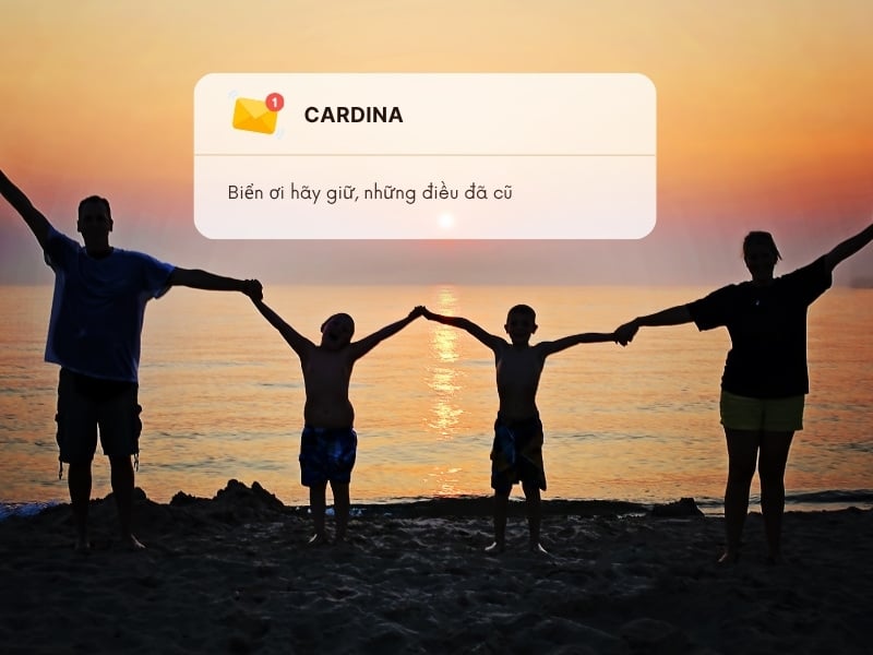 cap đăng ảnh đi biển