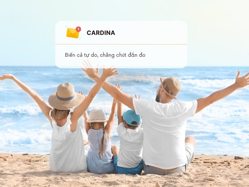 cap đăng ảnh đi biển