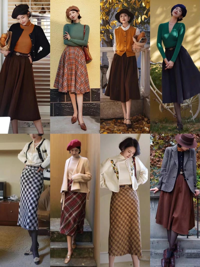 phân loại Chân váy vintage