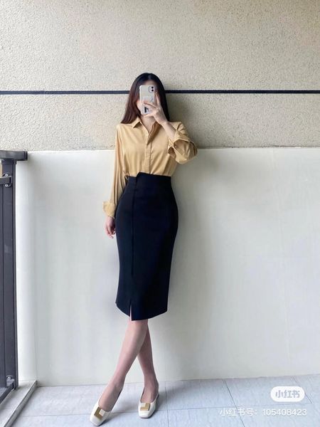 Gợi ý chân váy juyp xẻ tà đẹp 2018 bạn gái công sở nên diện ngay  Thời  trang  Việt Giải Trí