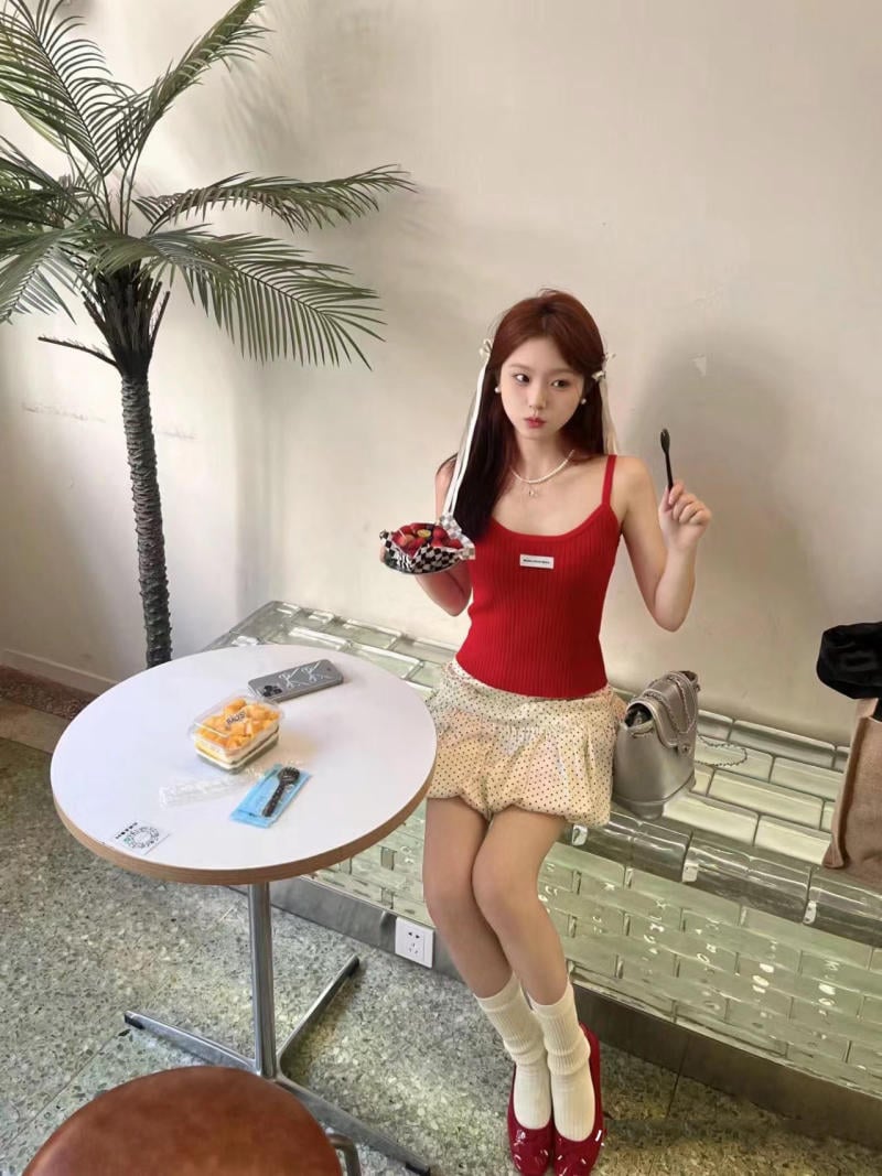 phối đồ với Bubble skirt