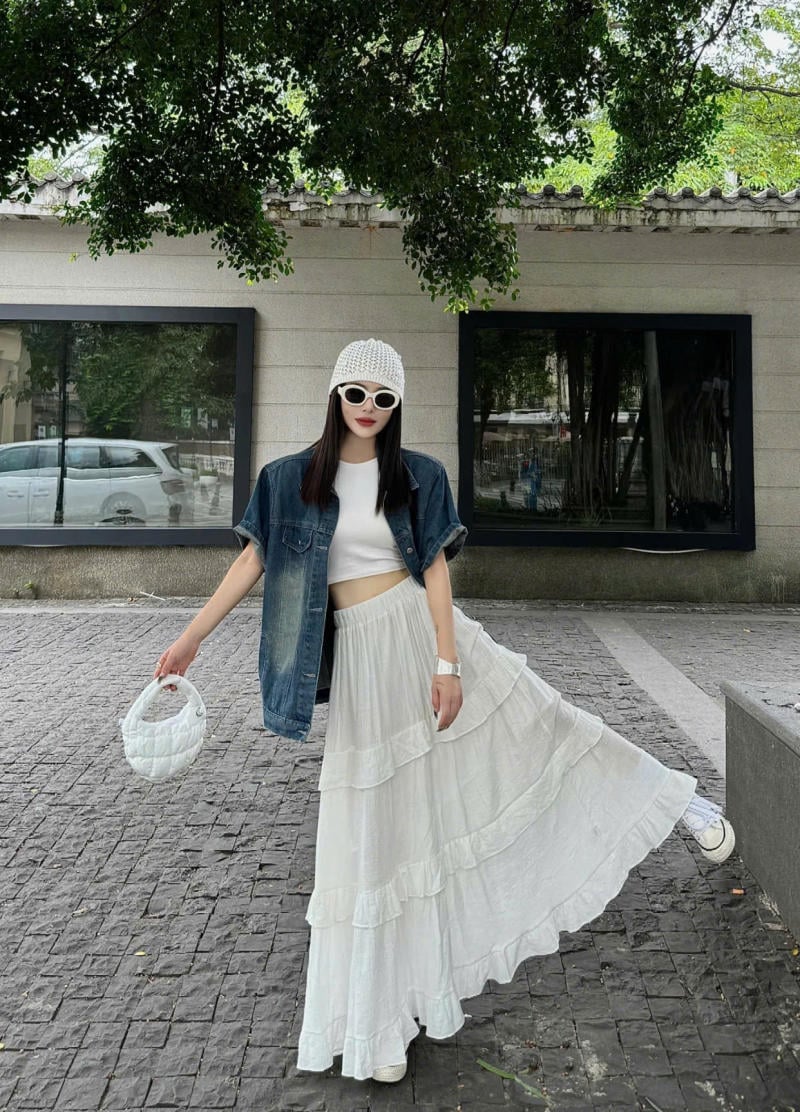 Cá tính, phá cách với áo khoác da/denim