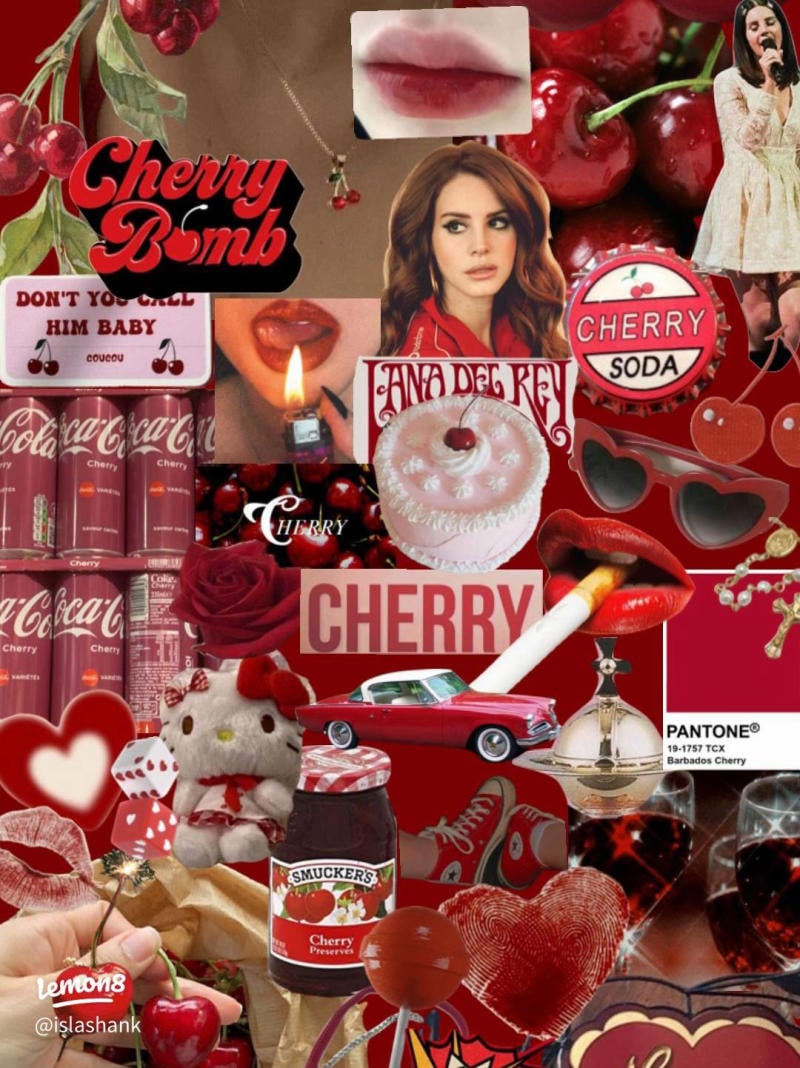 Phụ kiện họa tiết cherry