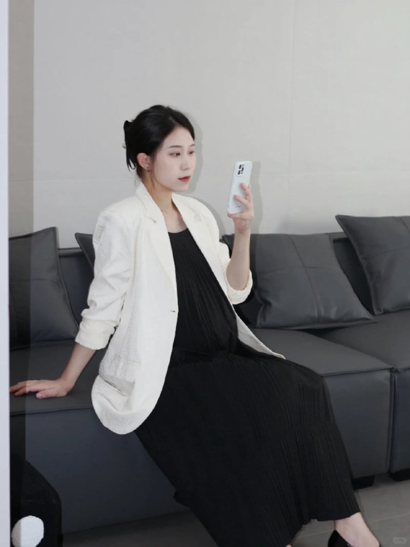 đầm bầu công sở