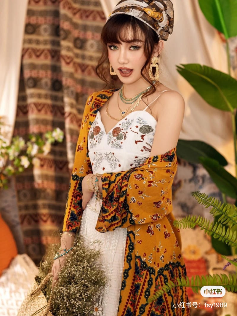 Đầm boho vintage đẹp