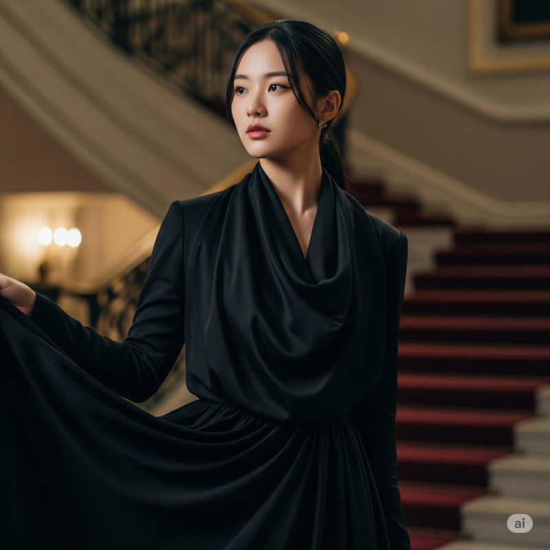 đầm cổ đổ