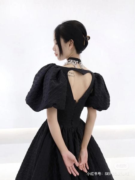 Moris Dress  Đầm đen huyền bí sang trọng  Maide