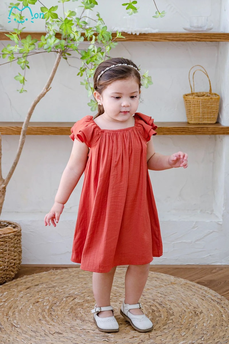 Váy xinh cho bé gái - váy đầm suông tay phồng siêu dễ thương cho trẻ em G45  - Trang phục khác | ThờiTrangNữ.vn