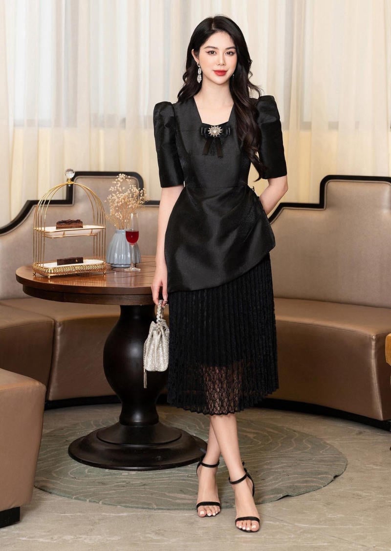 Các kiểu đầm tafta