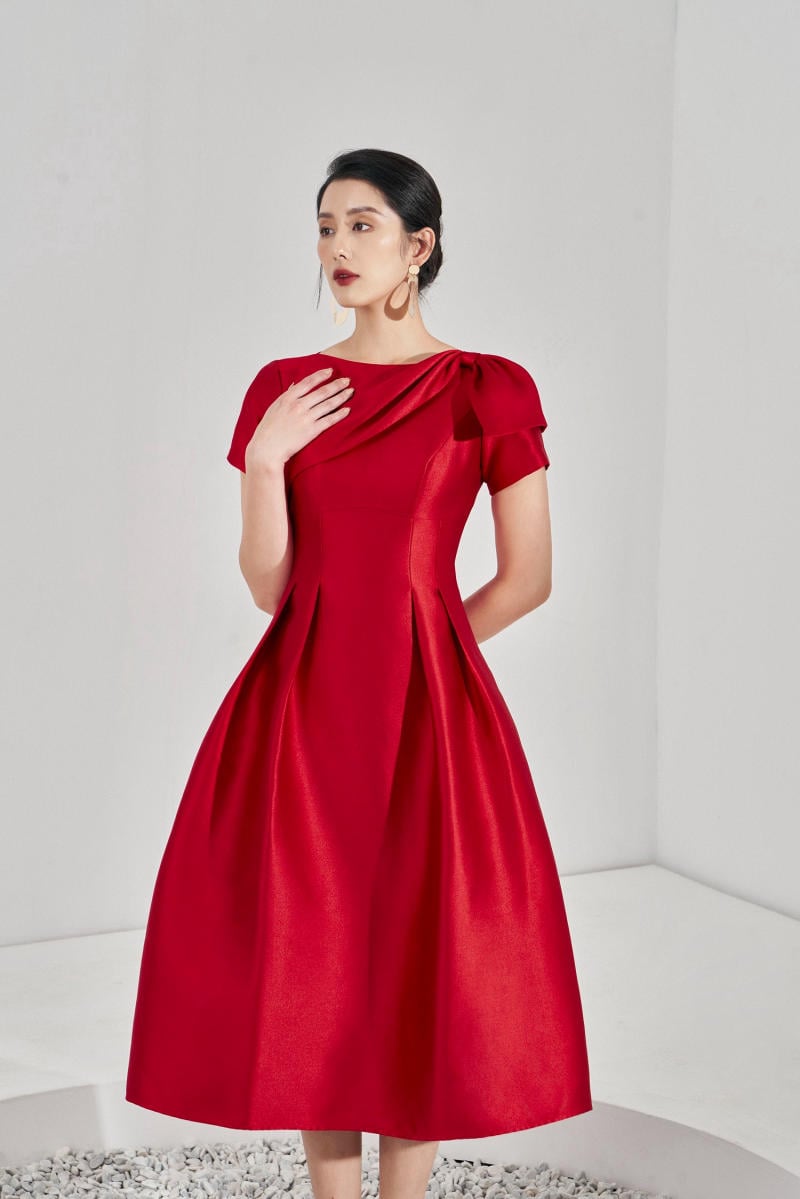 Tuyển tập mẫu váy xòe 2017 khiến bao nàng mê mẩn - BlogAnChoi