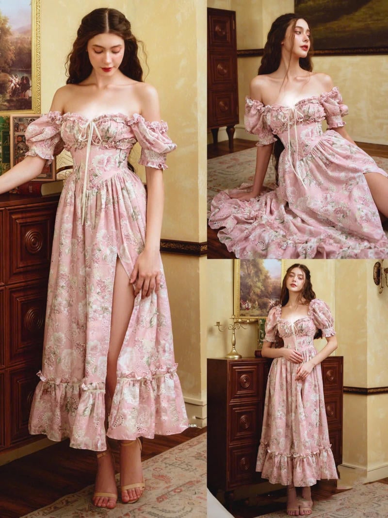 Đầm xòe công chúa dài