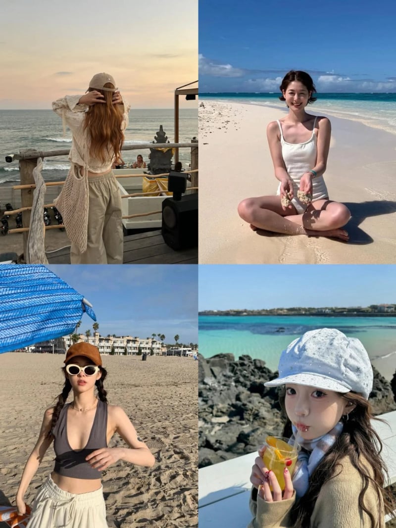 tạo dáng chụp ảnh một mình