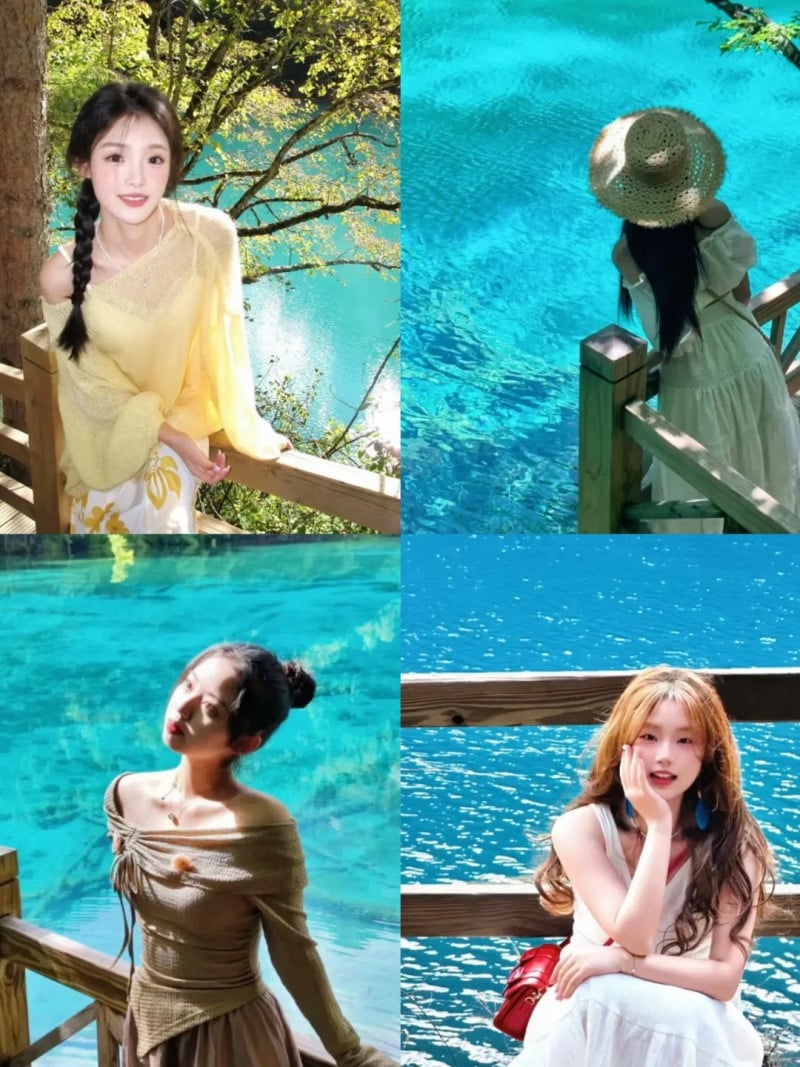 tạo dáng chụp ảnh một mình