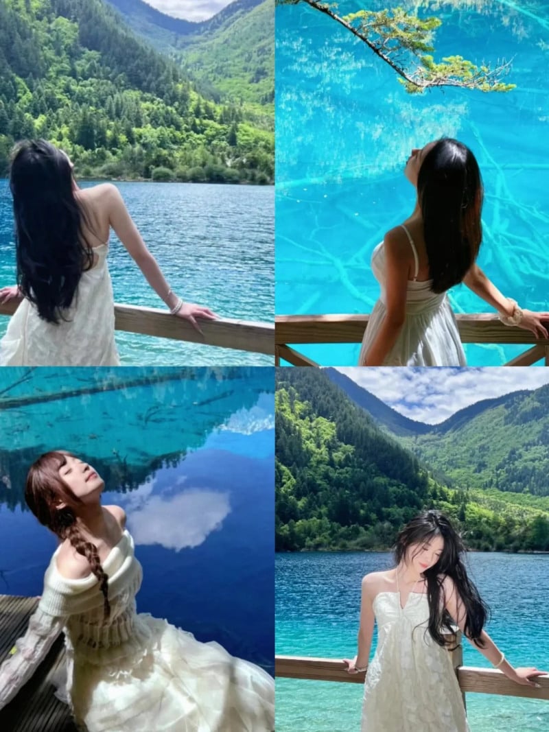 tạo dáng chụp ảnh một mình