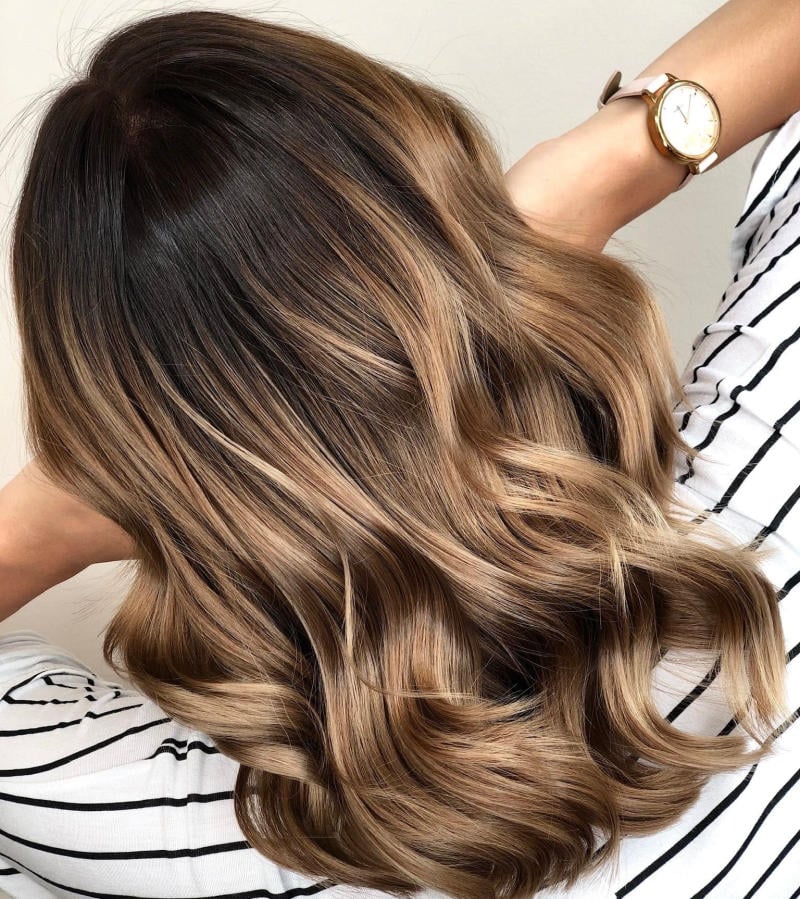 Tóc nhuộm balayage