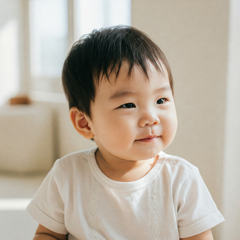 kiểu tóc đẹp cho bé trai 1-2 tuổi