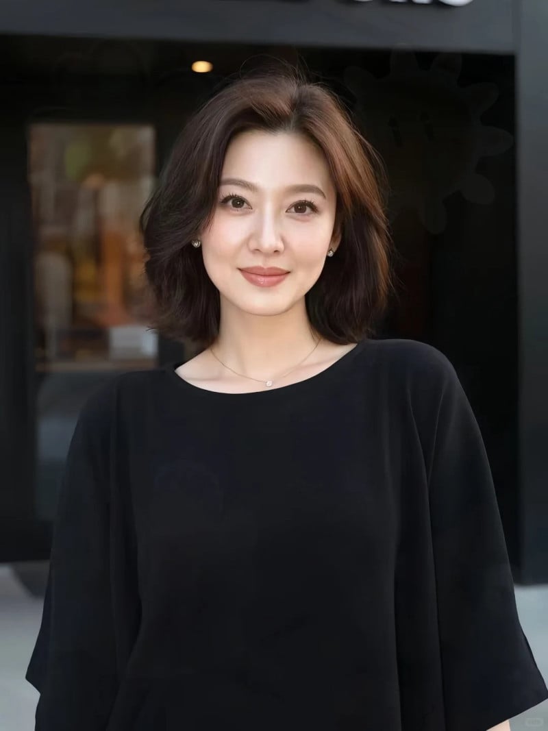 kiểu tóc đẹp cho phụ nữ tuổi 45