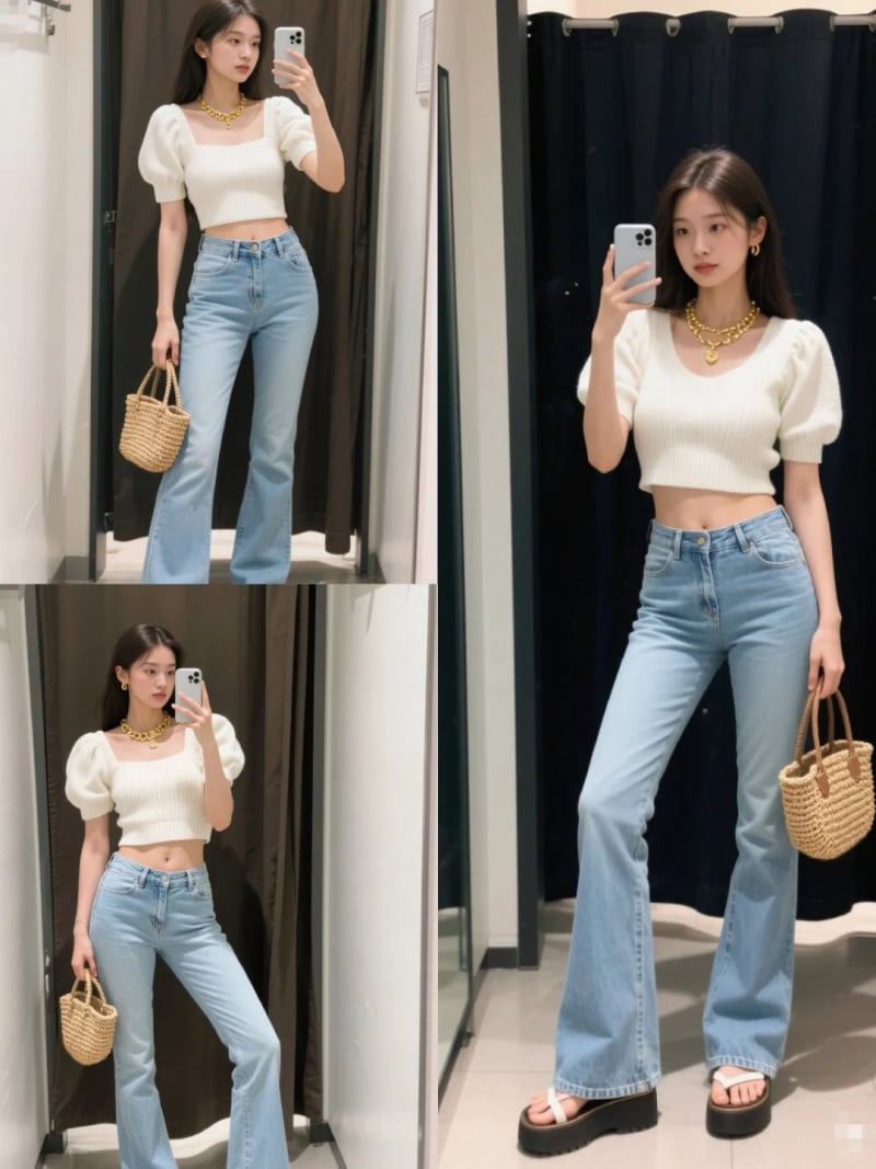 lưng dài chân ngắn mặc gì