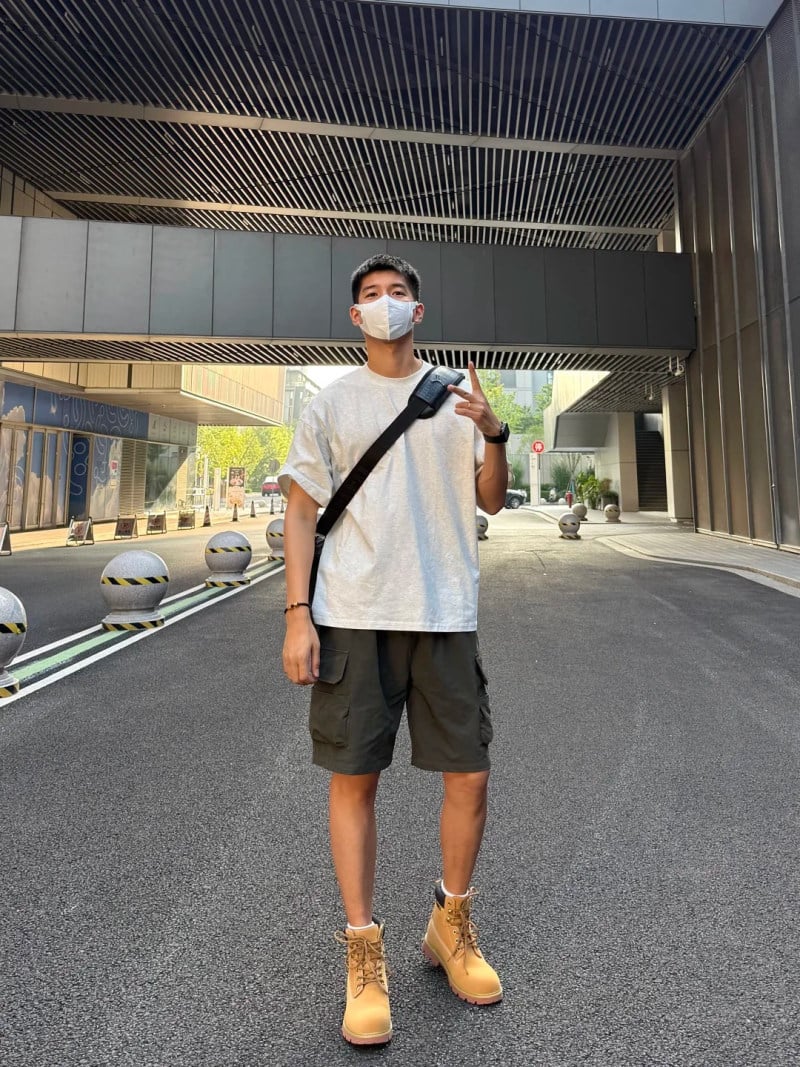 phối đồ với giày boot nam