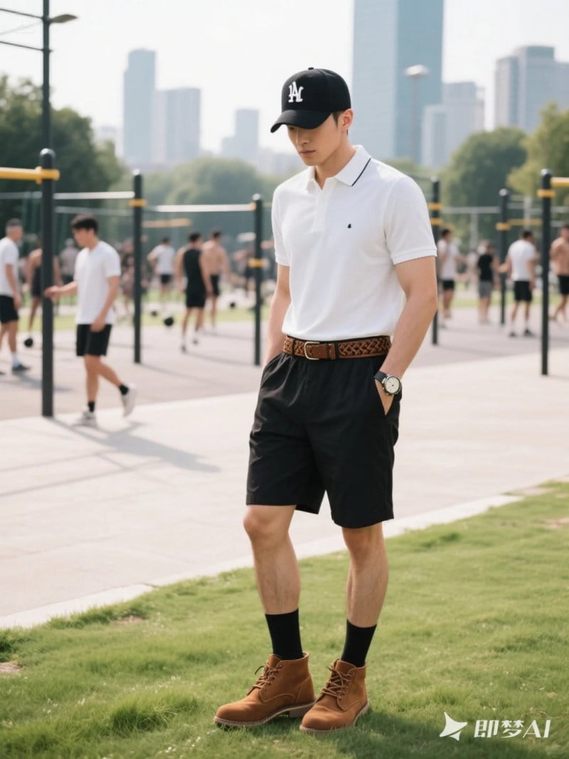 phối đồ với giày boot nam