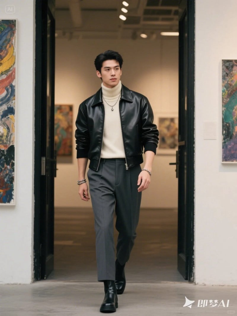 phối đồ với giày boot nam