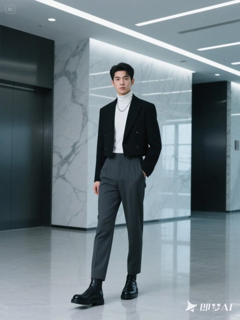 phối đồ với giày boot nam