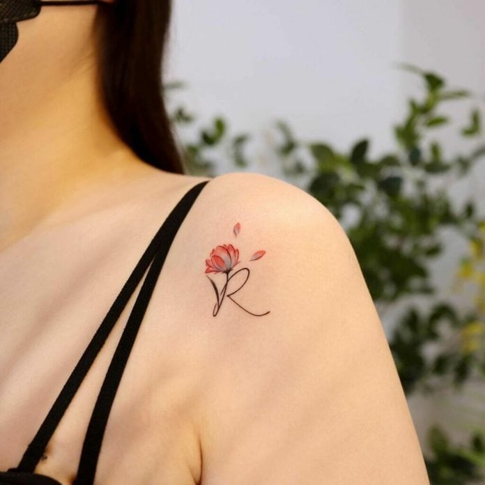 Hình Xăm Hoa Lá Nhỏ Xinh