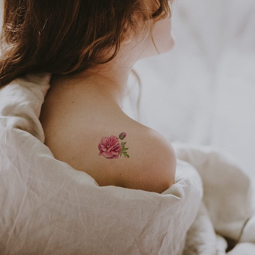 Hình Xăm Hoa Lá Nhỏ Xinh