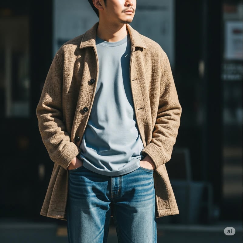 phối đồ với áo thun form rộng nam