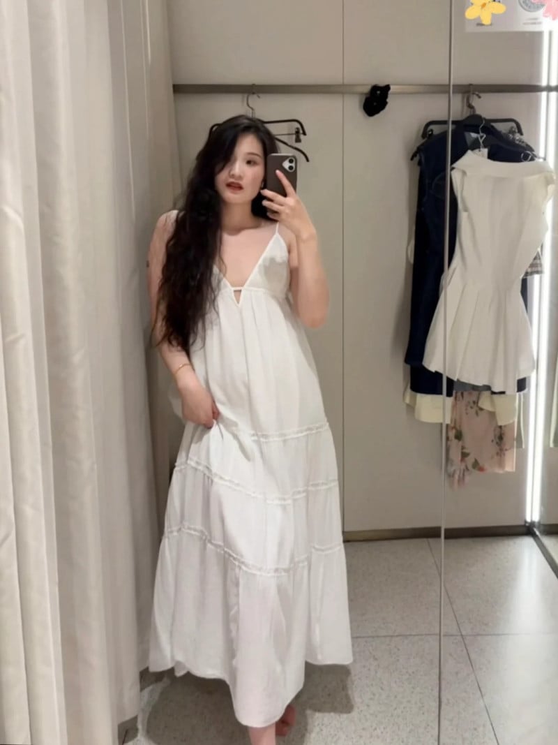 váy đi biển cho người vai to